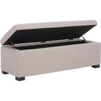 Banc de rangement capitonné large Maiden - HUD8229 - Safavieh Couture