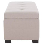 Banc de rangement capitonné large Maiden - HUD8229 - Safavieh Couture