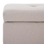 Banc de rangement capitonné large Maiden - HUD8229 - Safavieh Couture