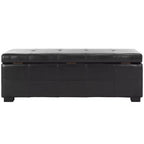Banc de rangement capitonné large Maiden - HUD8229 - Safavieh Couture