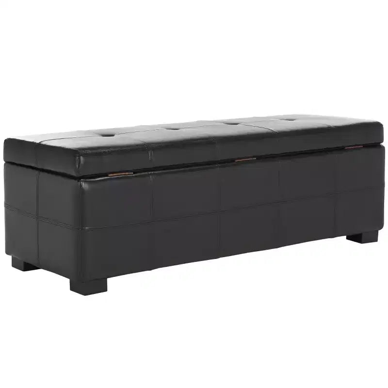 Banc de rangement capitonné large Maiden - HUD8229 - Safavieh Couture
