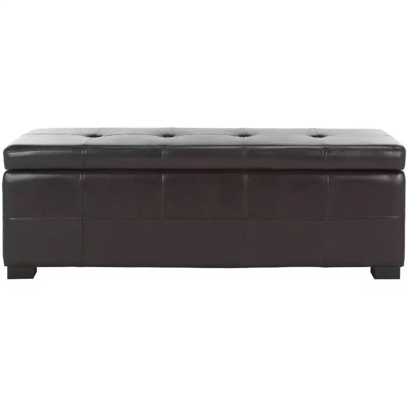 Banc de rangement capitonné large Maiden - HUD8229 - Safavieh Couture