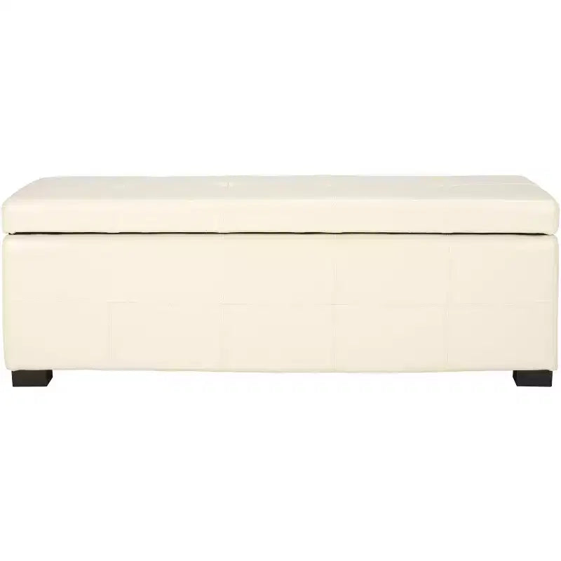 Banc de rangement capitonné large Maiden - HUD8229 - Safavieh Couture