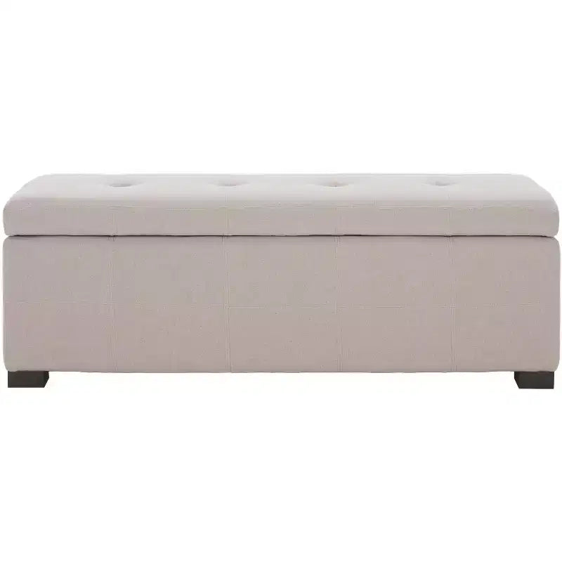 Banc de rangement capitonné large Maiden - HUD8229 - Safavieh Couture