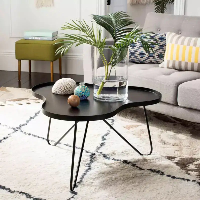 Table basse Lenna – Noir/Fer – Safavieh