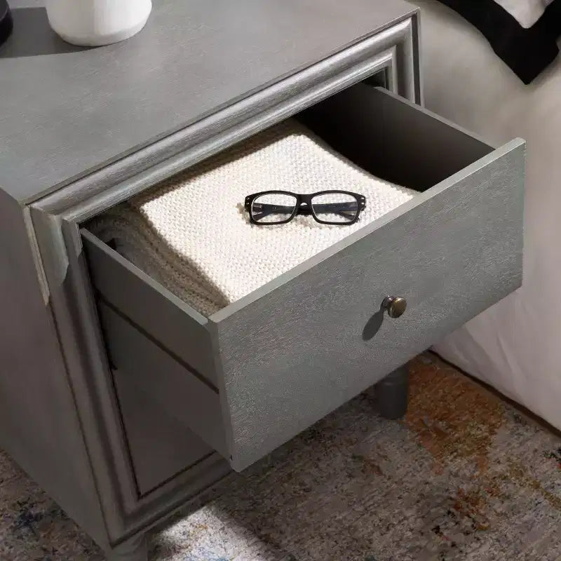 Table de chevet Blaise avec rangement - AMH6605 - Safavieh Couture