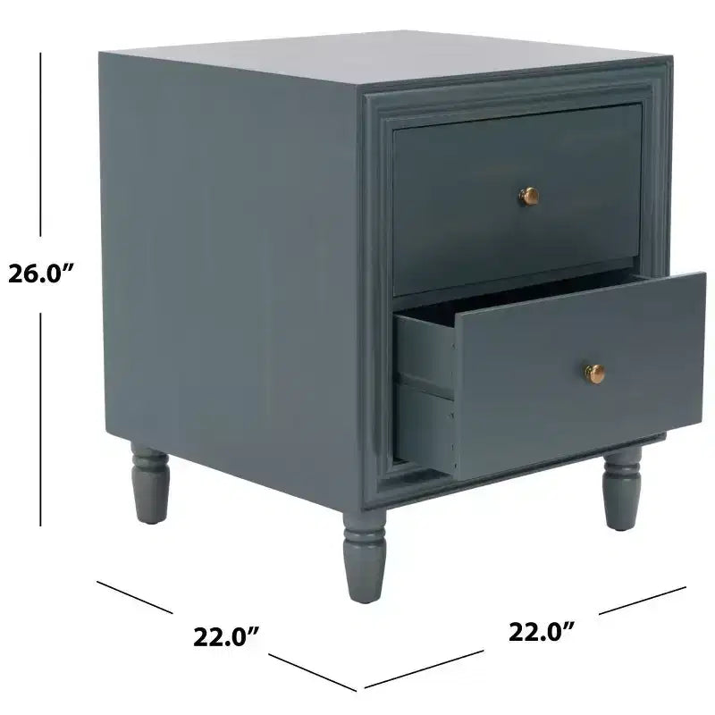 Table de chevet Blaise avec rangement - AMH6605 - Safavieh Couture