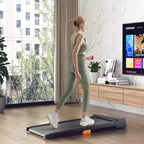 Tapis de marche Costway sous le bureau avec télécommande et écran tactile LED pour la maison/le bureau