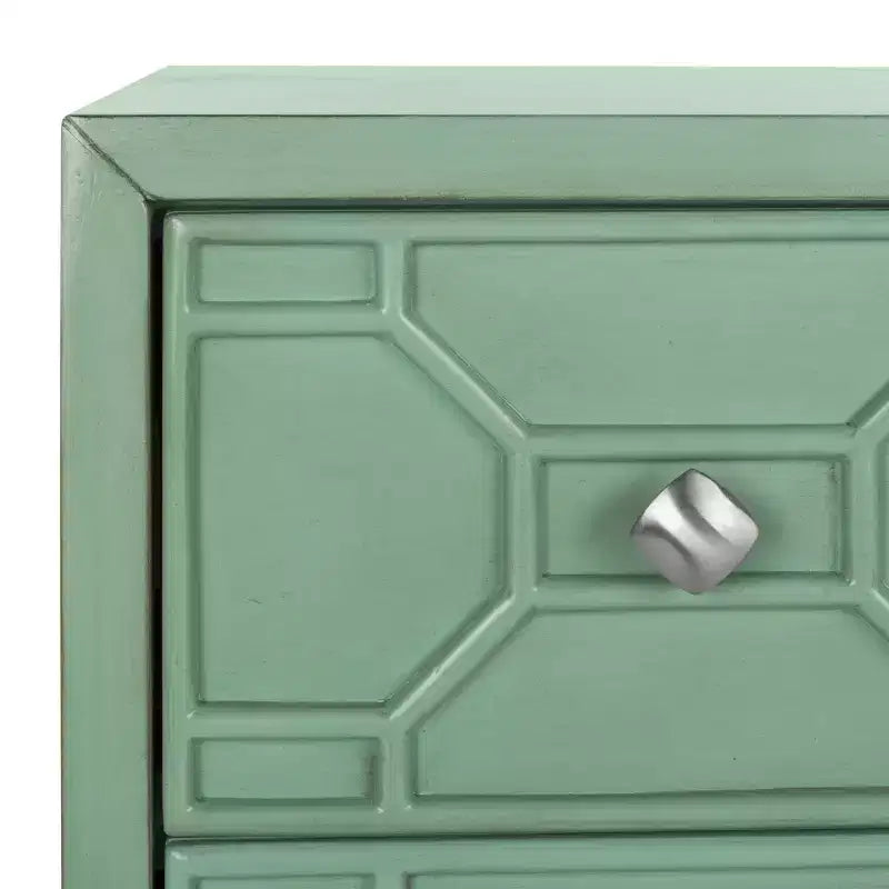 Commode à 3 tiroirs Izumi - CHS9201 - Turquoise - Safavieh