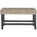 Omari Wicker Bench - SEA7014 - Grey - Safavieh
