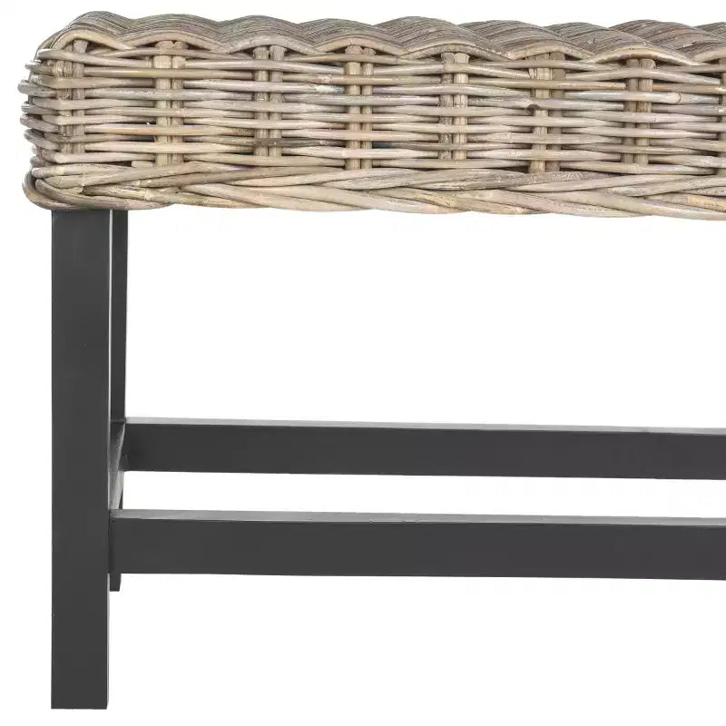 Banc Omari Wicker - SEA7014 - Gris - Safavieh