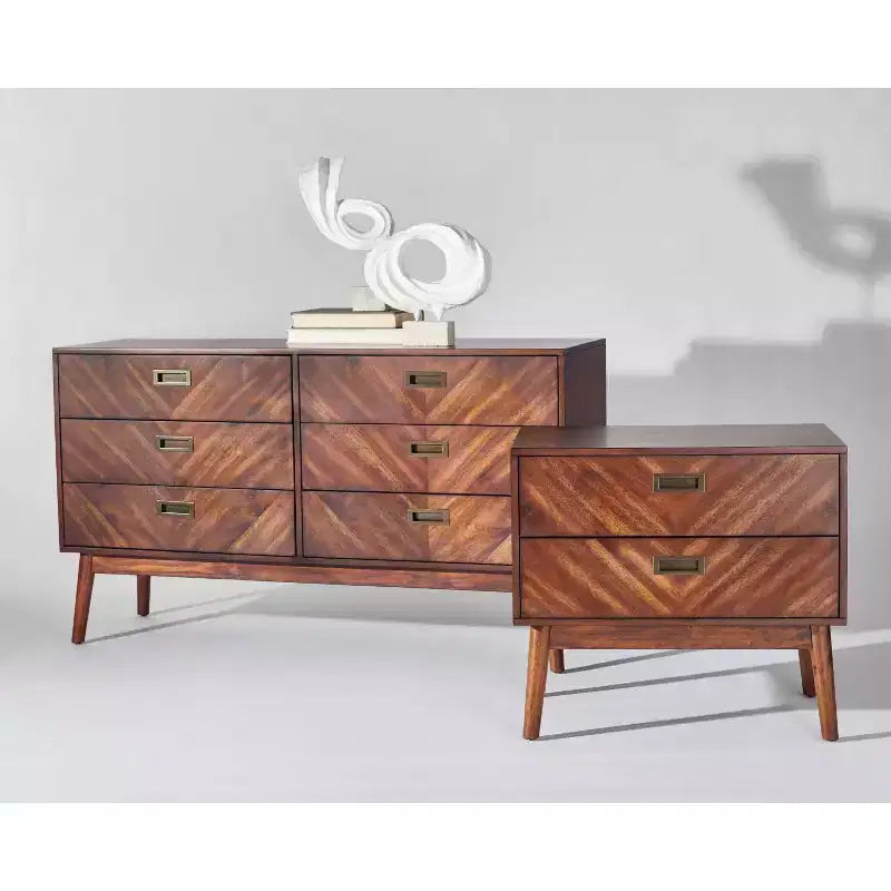 Donald 6 Drawer Mid-Centry Dresser - SFV2110 - Safavieh Couture