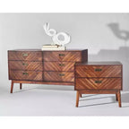 Donald 6 Drawer Mid-Centry Dresser - SFV2110 - Safavieh Couture