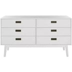 Donald 6 Drawer Mid-Centry Dresser - SFV2110 - Safavieh Couture