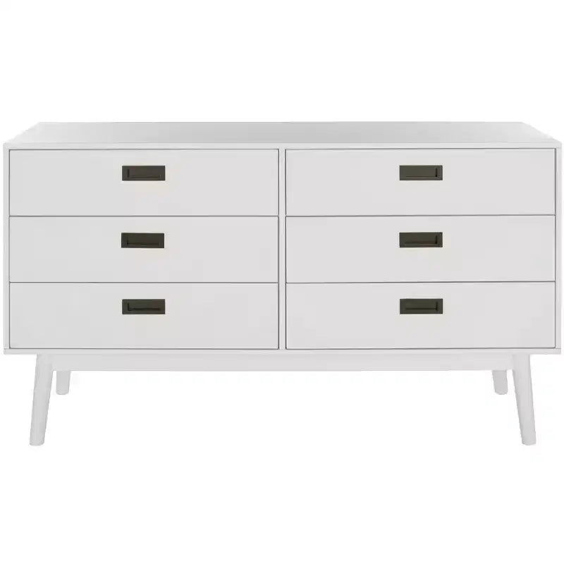 Donald 6 Drawer Mid-Centry Dresser - SFV2110 - Safavieh Couture