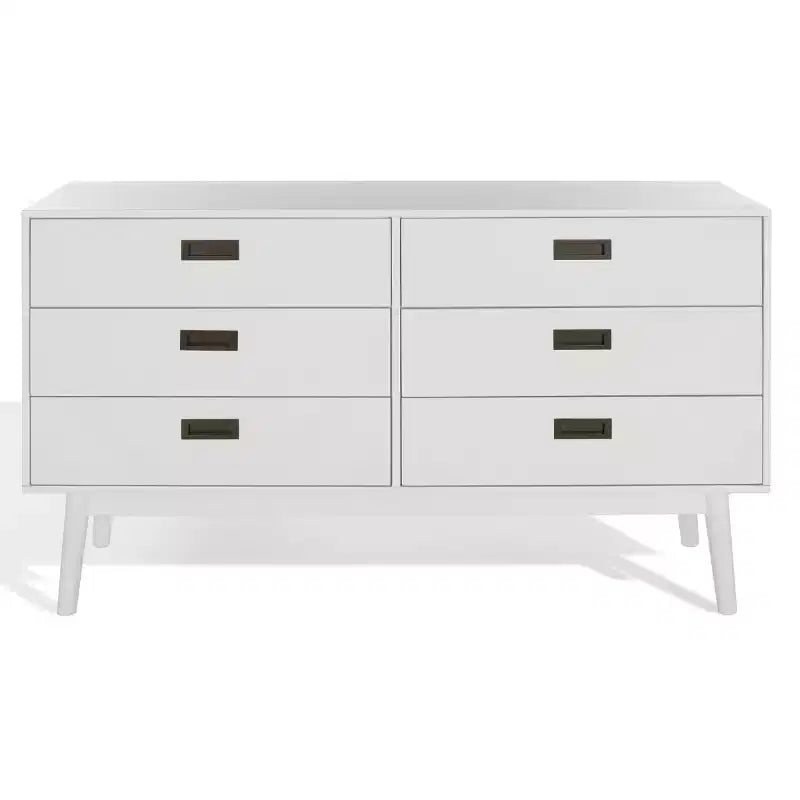 Donald 6 Drawer Mid-Centry Dresser - SFV2110 - Safavieh Couture