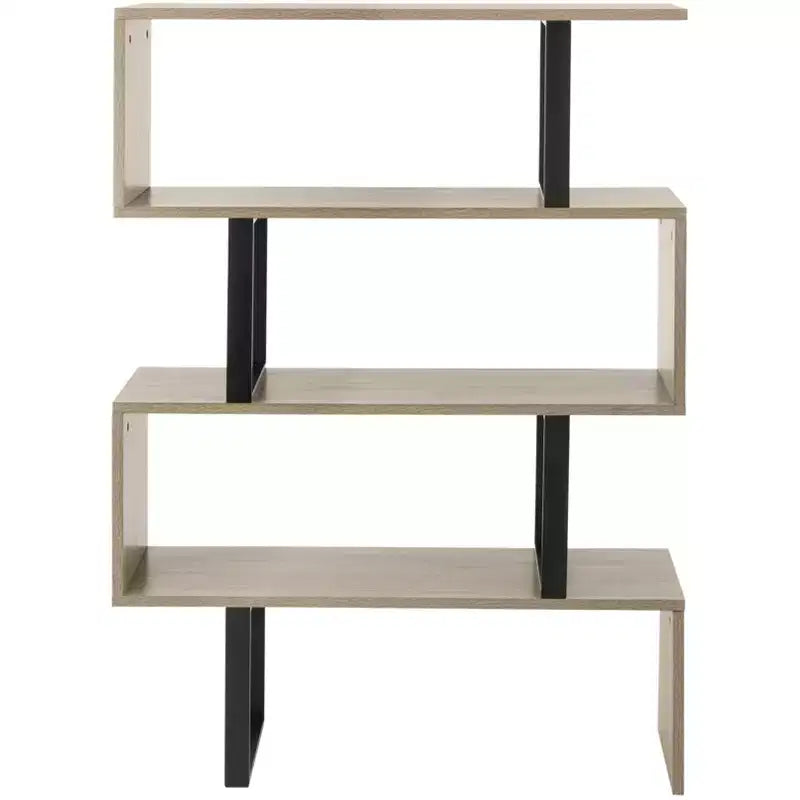 Louise Etagere - FOX4283 - Light Brown/Black - Safavieh Couture