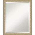 Amanti Art Paris Champagne Beveled Framed Wall Mirror