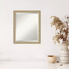 Miroir mural biseauté encadré Amanti Art Paris Champagne