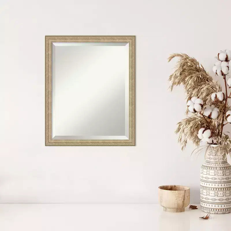 Miroir mural biseauté encadré Amanti Art Paris Champagne