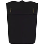 Miroir Uttermost Gaylia Satin Black 27 x 36 3/4 avec dessus incurvé