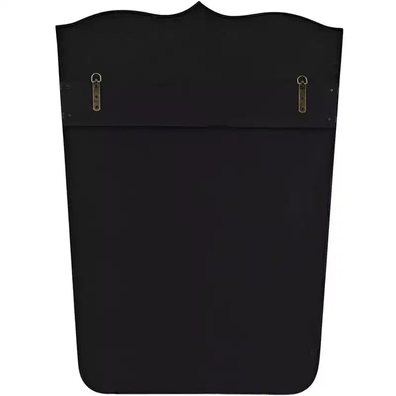 Miroir Uttermost Gaylia Satin Black 27 x 36 3/4 avec dessus incurvé