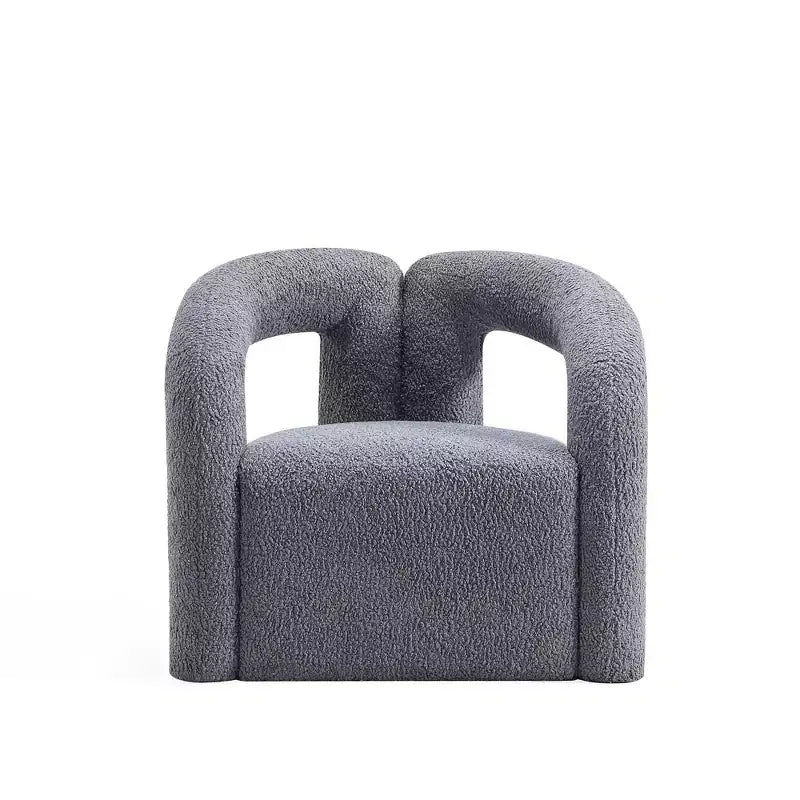 Fauteuil d'appoint rembourré Darian Modern Boucle - Manhattan Comfort
