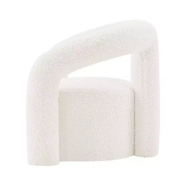 Fauteuil d'appoint rembourré Darian Modern Boucle - Manhattan Comfort