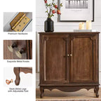 Hippe 34Tall-2 Meuble d'appoint de style ferme avec pieds réglables|Hulala Home