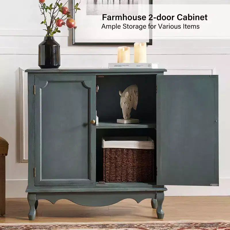 Hippe 34Tall-2 Meuble d'appoint de style ferme avec pieds réglables|Hulala Home