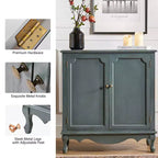 Hippe 34Tall-2 Meuble d'appoint de style ferme avec pieds réglables|Hulala Home