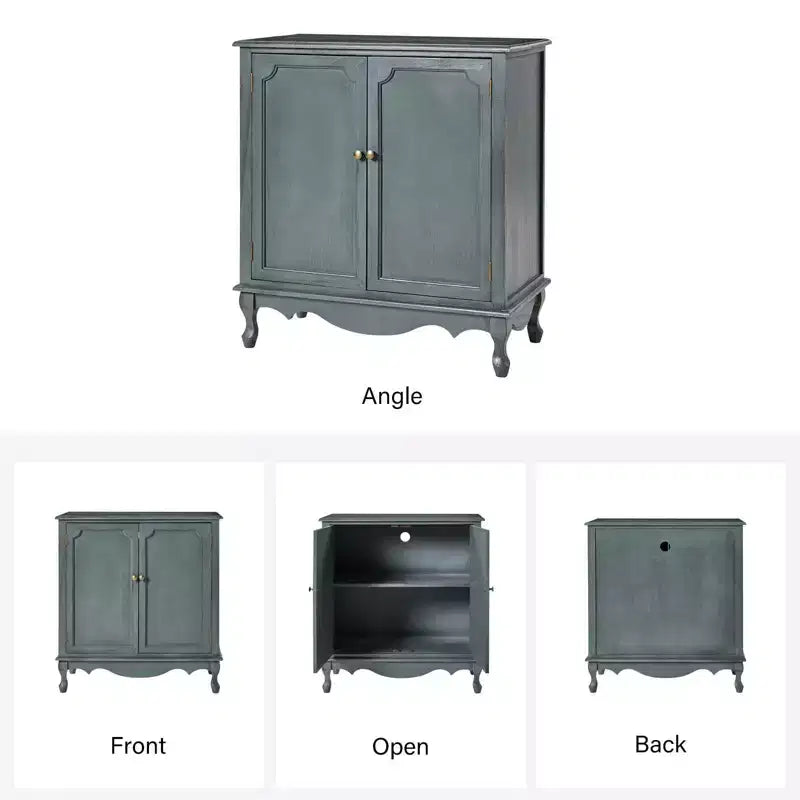 Hippe 34Tall-2 Meuble d'appoint de style ferme avec pieds réglables|Hulala Home