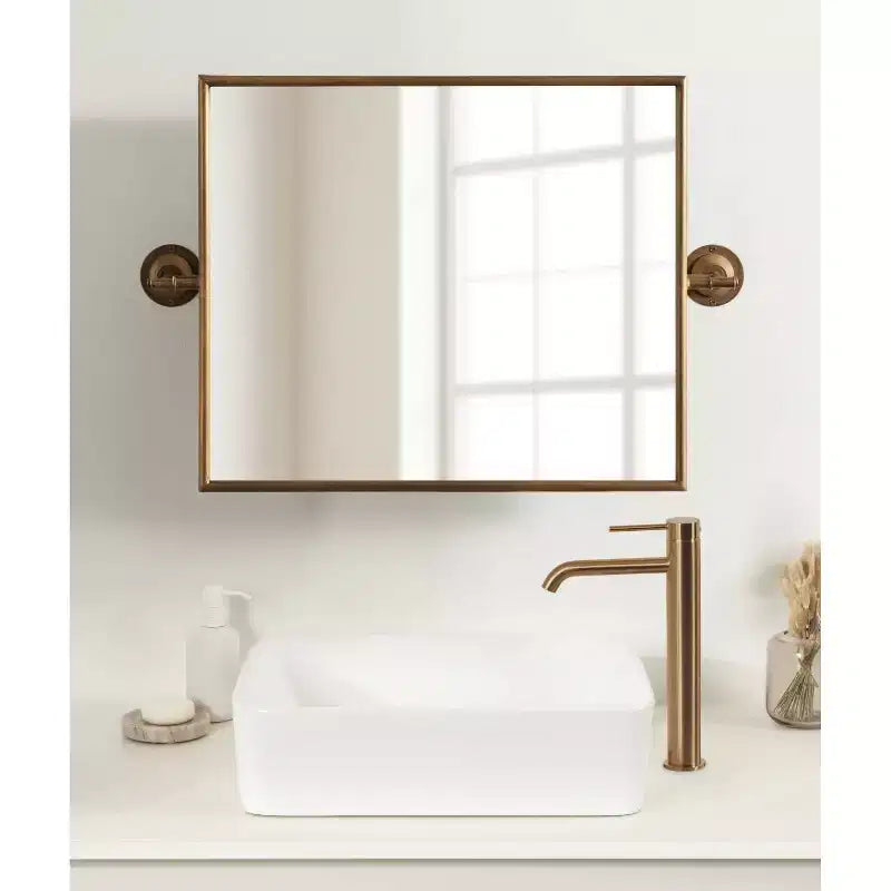 Miroir pivotant rectangulaire Darbridge 20x31 - Kate & Laurel All Things Decor