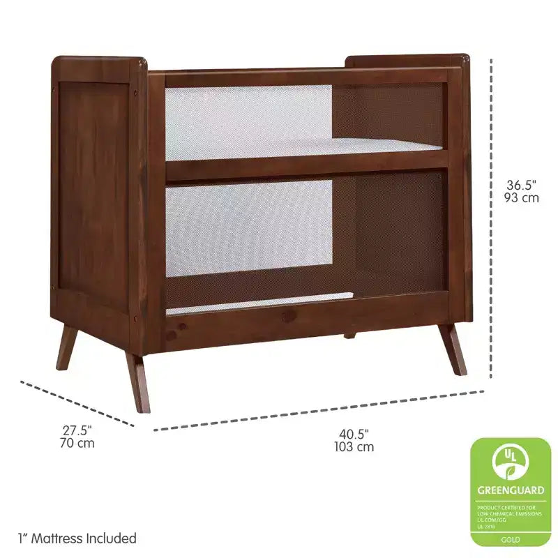 Berceau cododo BreathableBaby 2-en-1 en maille respirante, certifié Greenguard Gold