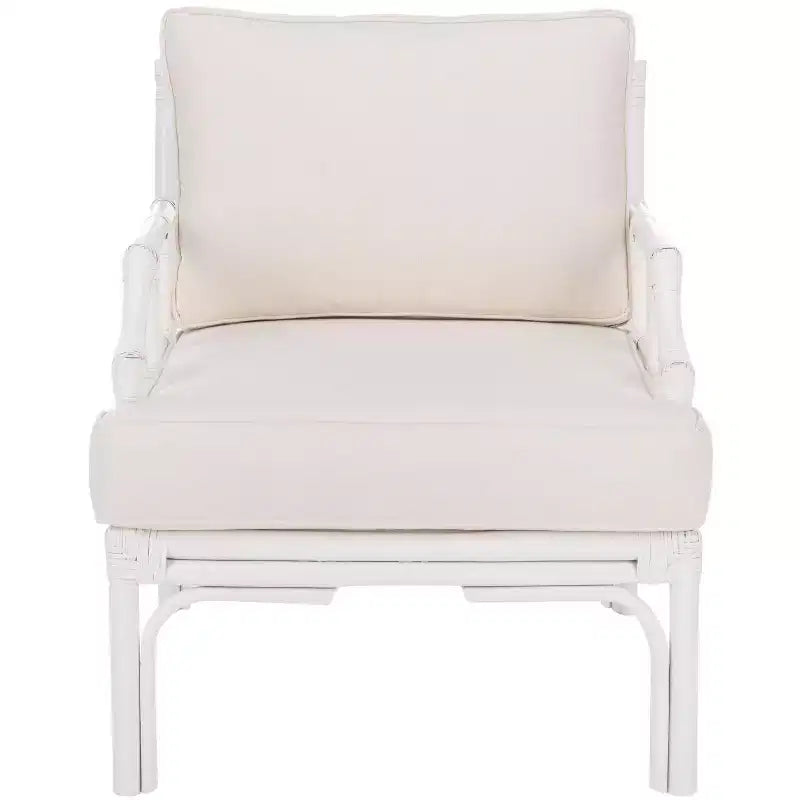 Kazumi Accent Chair W/ Cushion - ACH6508 - White - Safavieh