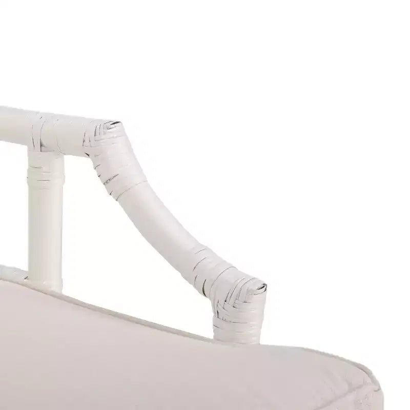 Fauteuil d'appoint Kazumi avec coussin - ACH6508 - Blanc - Safavieh