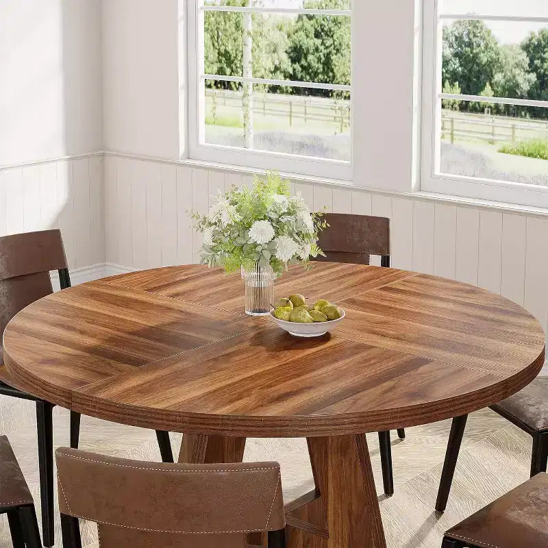Table à manger ronde Lantine 47 pouces pour 4 personnes