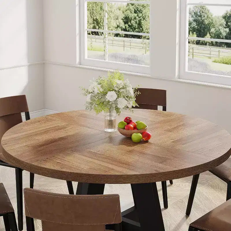 Table à manger ronde Lantine 47 pouces pour 4 personnes