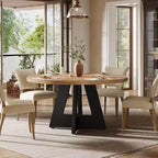 Table à manger ronde Lantine 47 pouces pour 4 personnes
