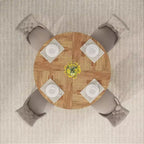 Table à manger ronde Lantine 47 pouces pour 4 personnes