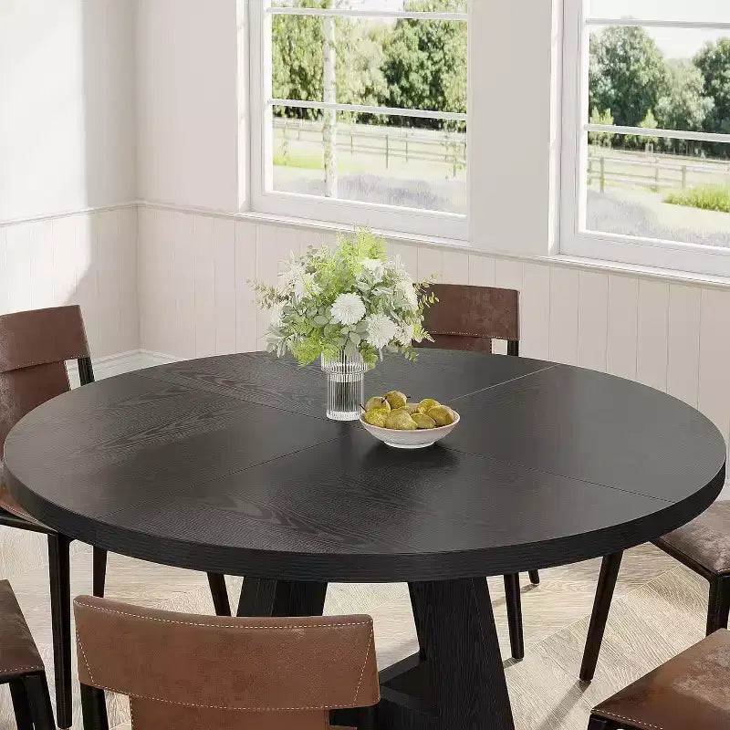 Table à manger ronde Lantine 47 pouces pour 4 personnes