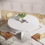 Table à manger ronde Lantine 47 pouces pour 4 personnes