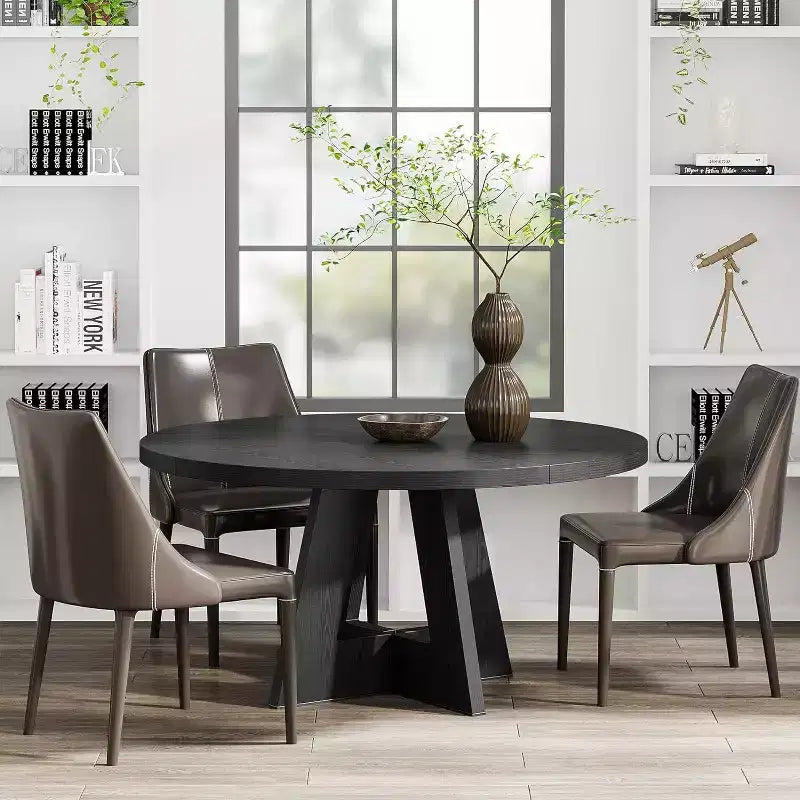 Table à manger ronde Lantine 47 pouces pour 4 personnes