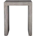 Uttermost Aerina 20 Wide Light Gray Faux Shagreen End Table