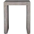 Uttermost Aerina 20 Wide Light Gray Faux Shagreen End Table