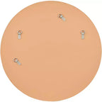 Miroir mural rond de vanité Cape Cod de Possini Euro Design, verre biseauté moderne, cadre noir, blanc ou doré, 31 1/2 pouces de large, pour salle de bain et maison.