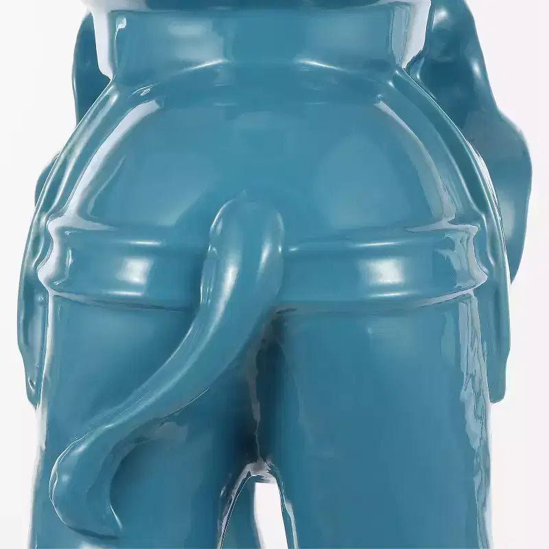 JONATHAN Y Tabouret de jardin/Table d'appoint en céramique White Elephant 14.25