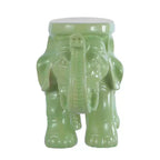 JONATHAN Y Tabouret de jardin/Table d'appoint en céramique White Elephant 14.25