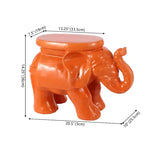 JONATHAN Y Tabouret de jardin/Table d'appoint en céramique White Elephant 14.25