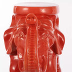 JONATHAN Y Tabouret de jardin/Table d'appoint en céramique White Elephant 14.25